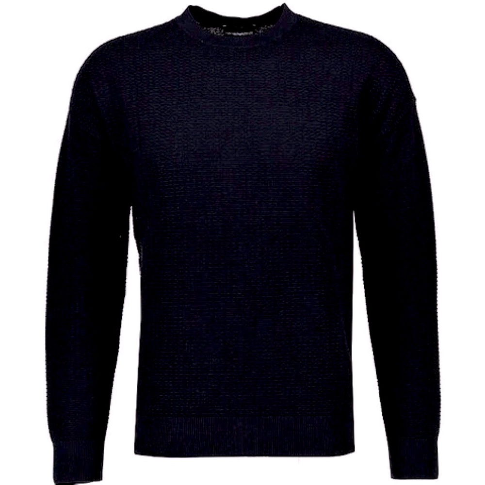 EMPORIO ARMANI TUCK STITCH TEXTURED SWEATER ♣️IN STORES♠️ - Picture 3 of 3